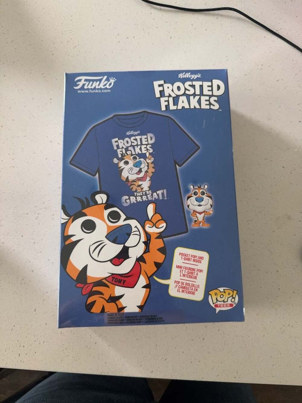 Funko Pop! Tees Kellogg's Frosted Flakes Tony The Tiger T-Shirt Size M